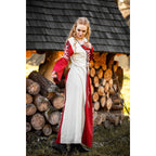 Produktbild Mittelalter Kleid Amalia beige-rot