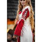 Produktbild Mittelalter Kleid Amalia beige-rot