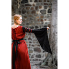 Produktbild Mittelalter Kleid Dorell rot-schwarz