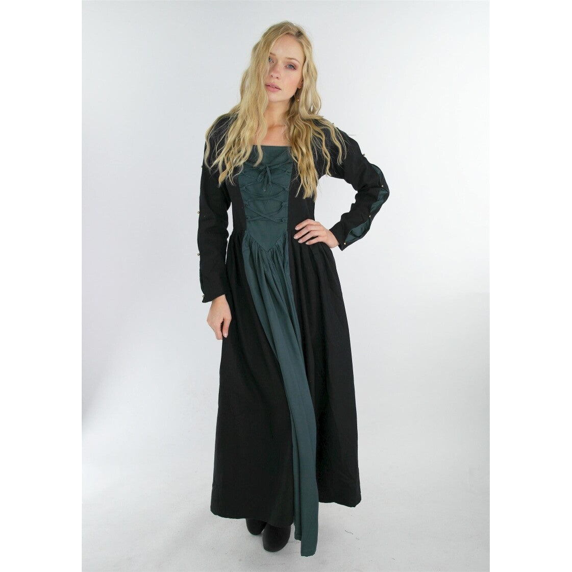 Produktbild Mittelalter Kleid Medusa schwarz-blau