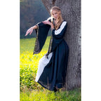 Produktbild Mittelalter Kleid Ivette schwarz-weiß