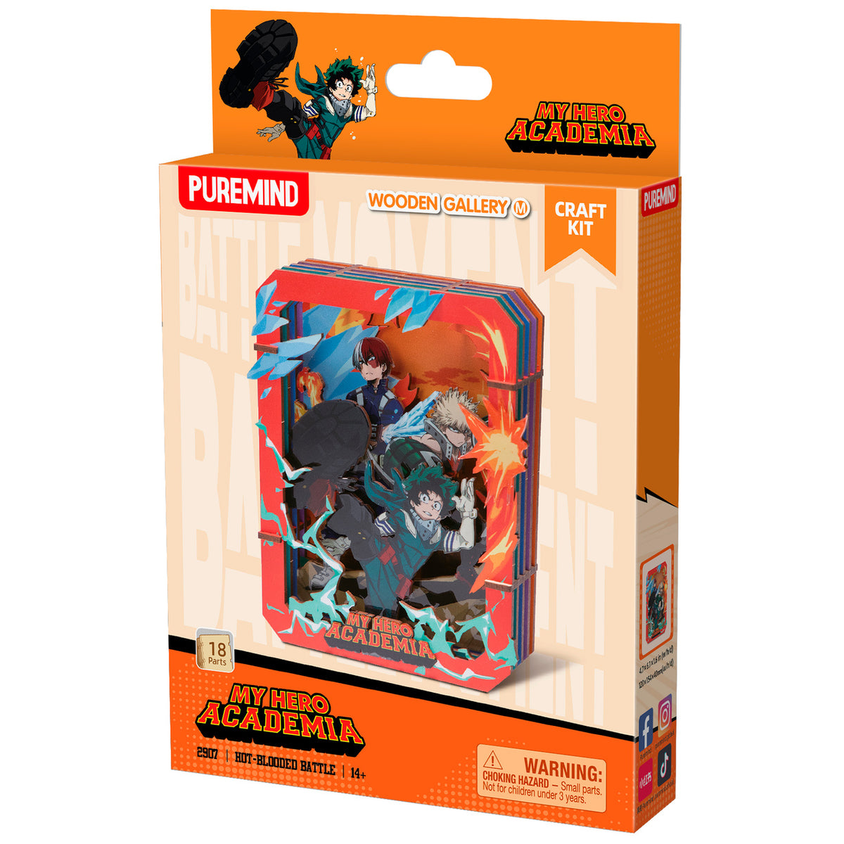 Produktbild My Hero Academia - Group Wooden Gallery Bilderrahmen