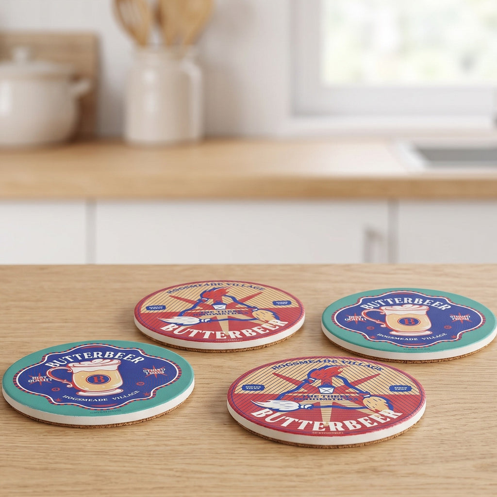 Produktbild Harry Potter - Butterbier Untersetzer 4er Set