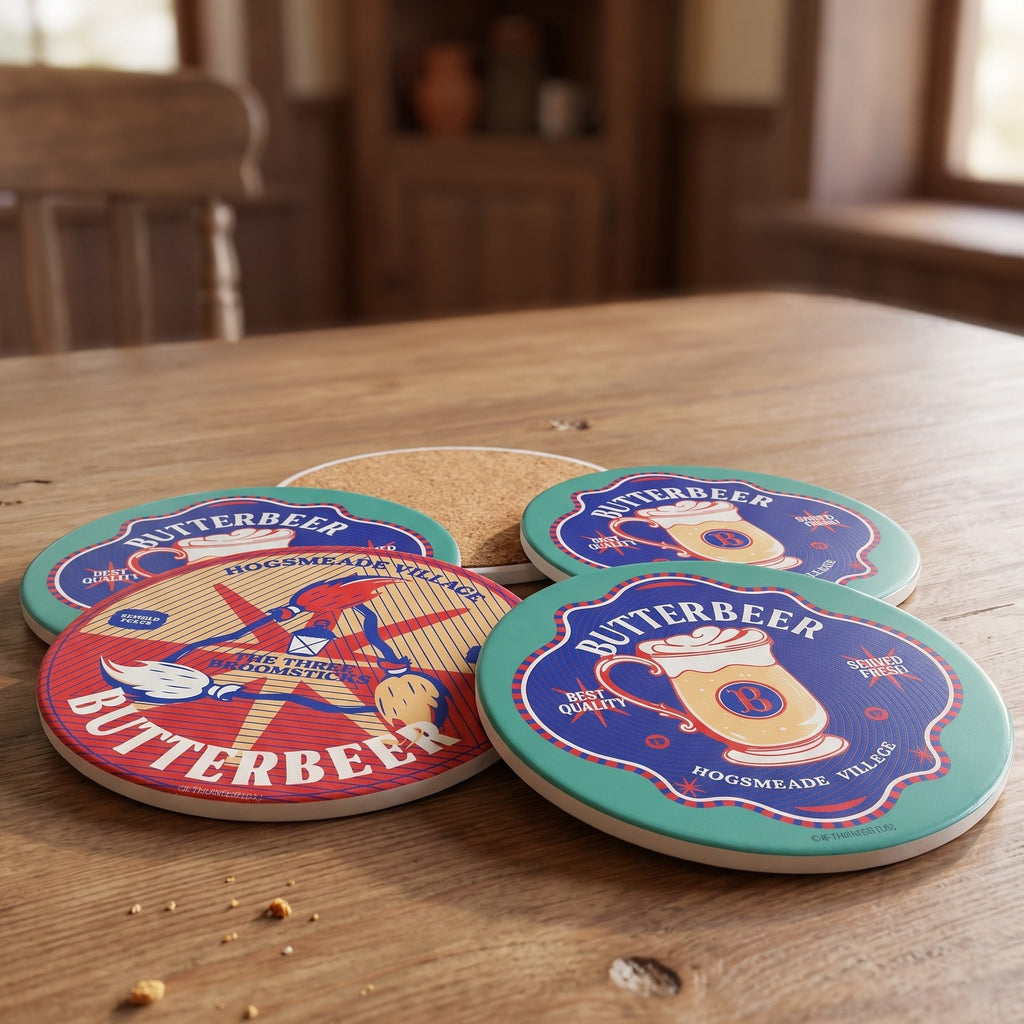 Produktbild Harry Potter - Butterbier Untersetzer 4er Set