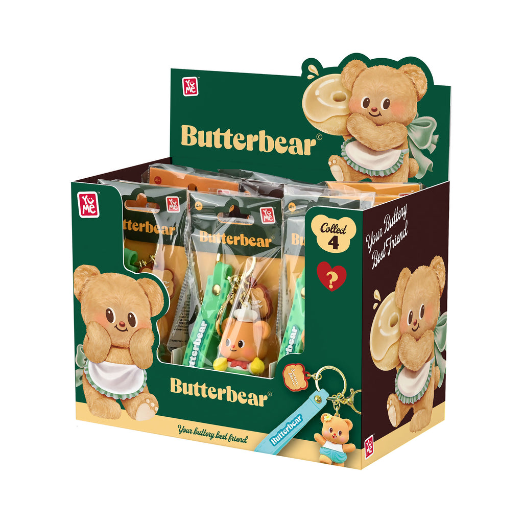 Produktbild Butterbear - YuMe Mystery Schlüsselanhänger Display
