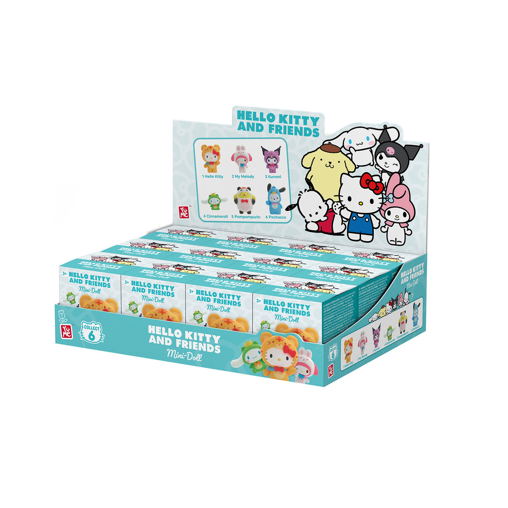 Hello Kitty & Friends - Mini-Doll Forest Friends Series Mystery Figur Display
