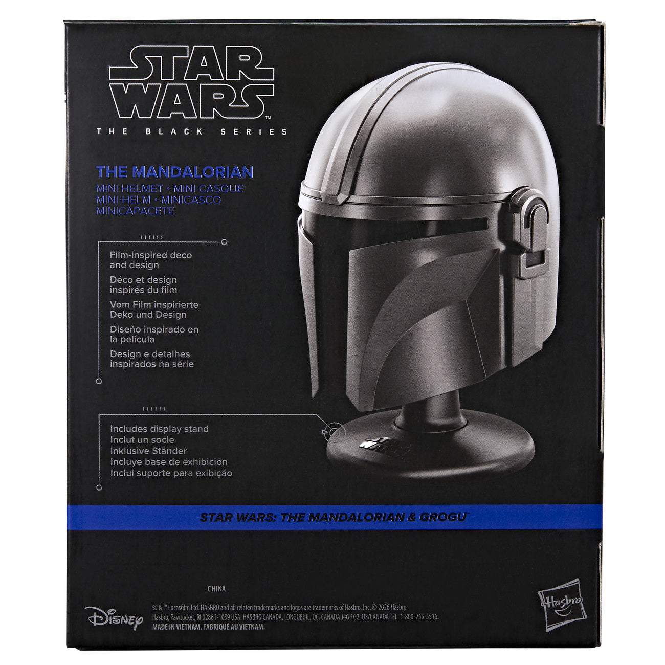 Product image Star Wars - Mandalorian Mini Helmet Replica on Base