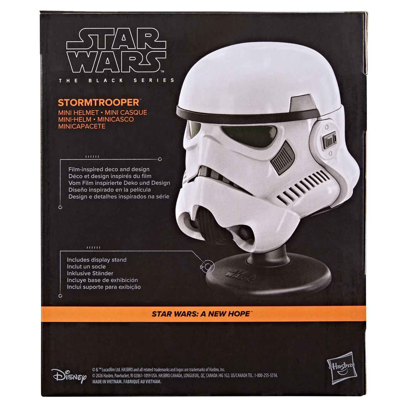 Produktbild Star Wars - Stormtrooper Mini Helm Replik auf Base