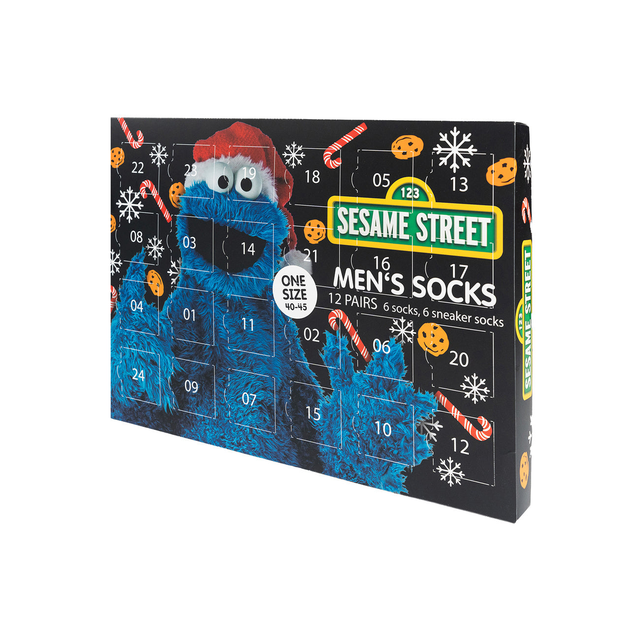 Produktbild Sesamstraße - Cookie Monster Socken Adventskalender