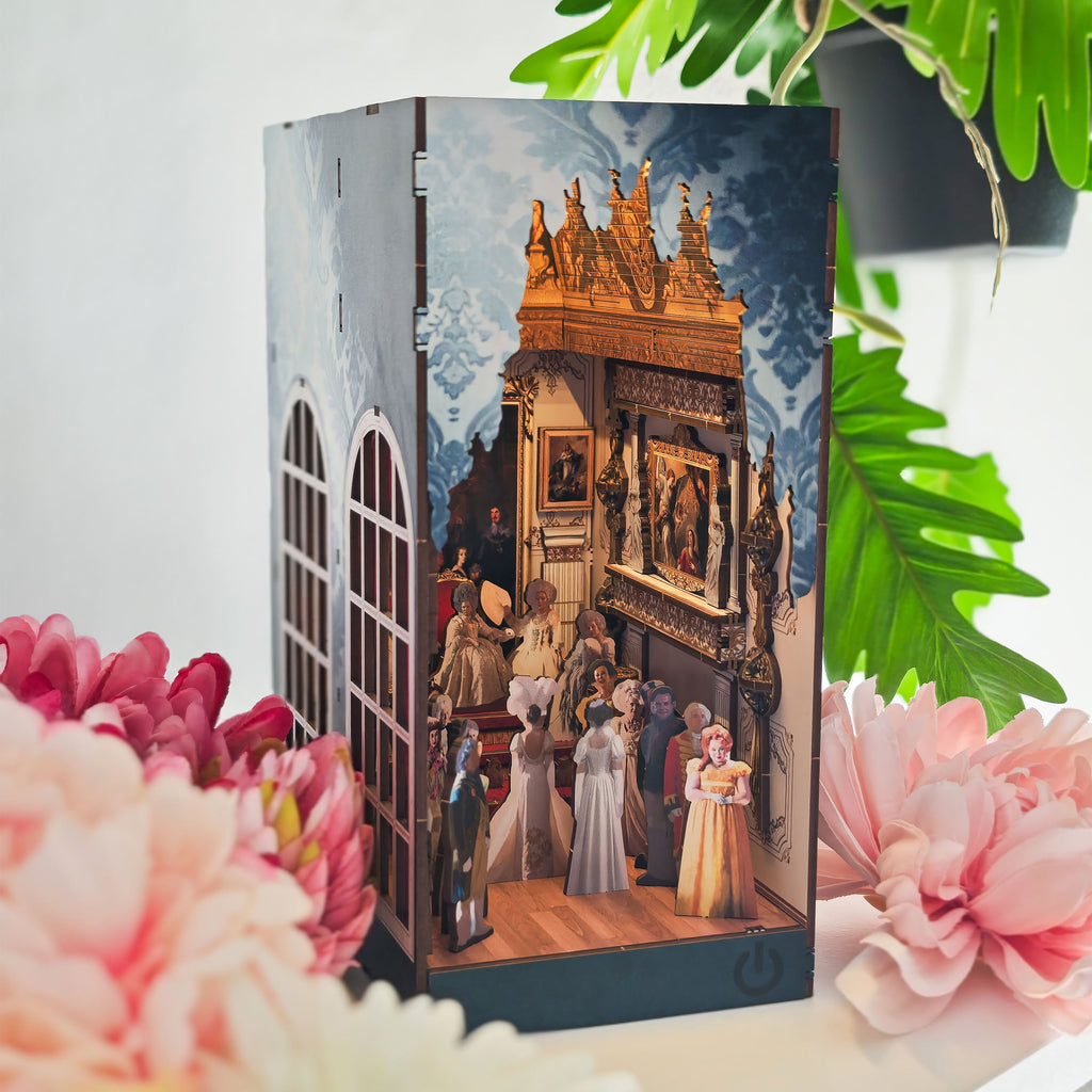 Produktbild Bridgerton - The Duke and I Book Nook Modell Bausatz Holz