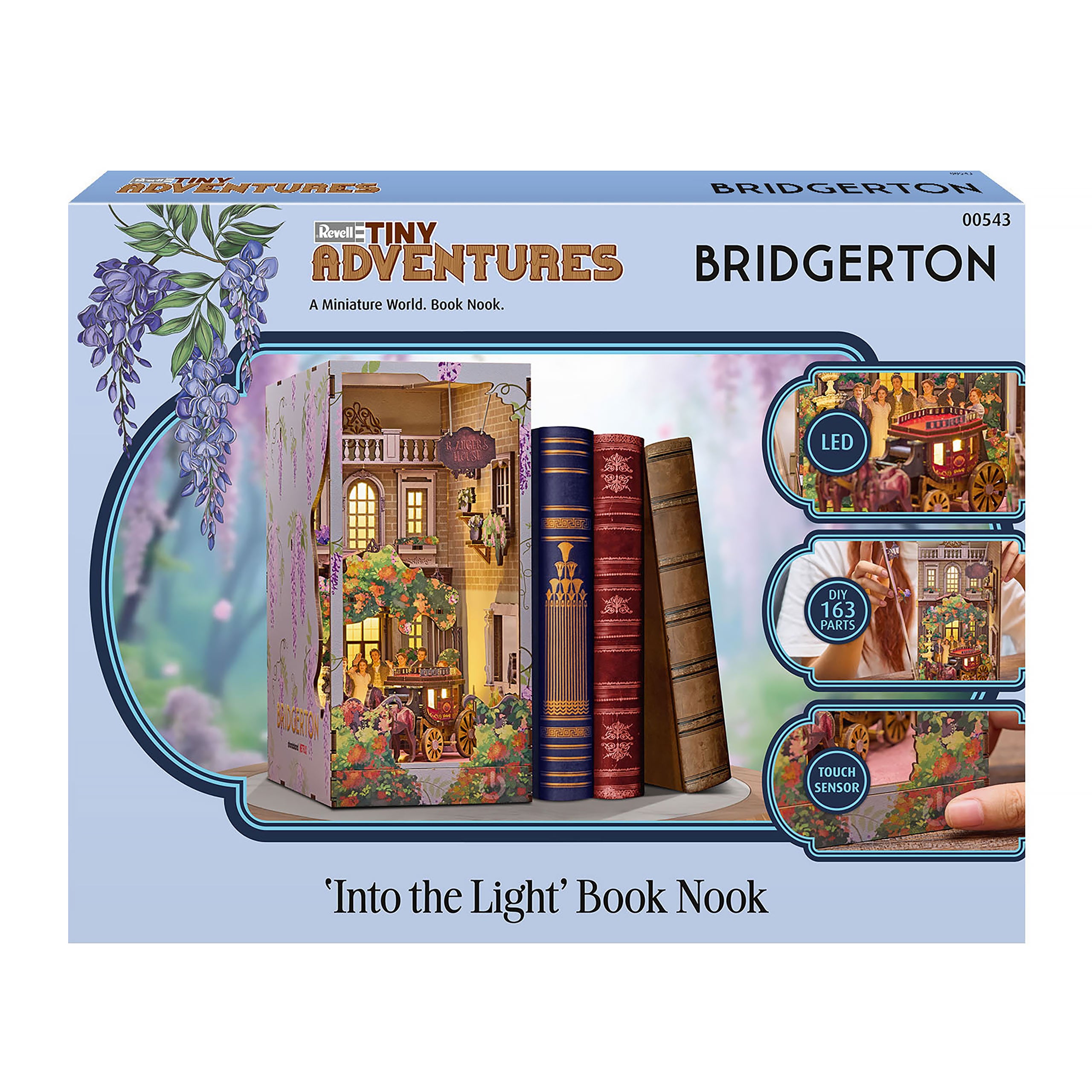 Produktbild Bridgerton - Into the Light Book Nook Modell Bausatz Holz