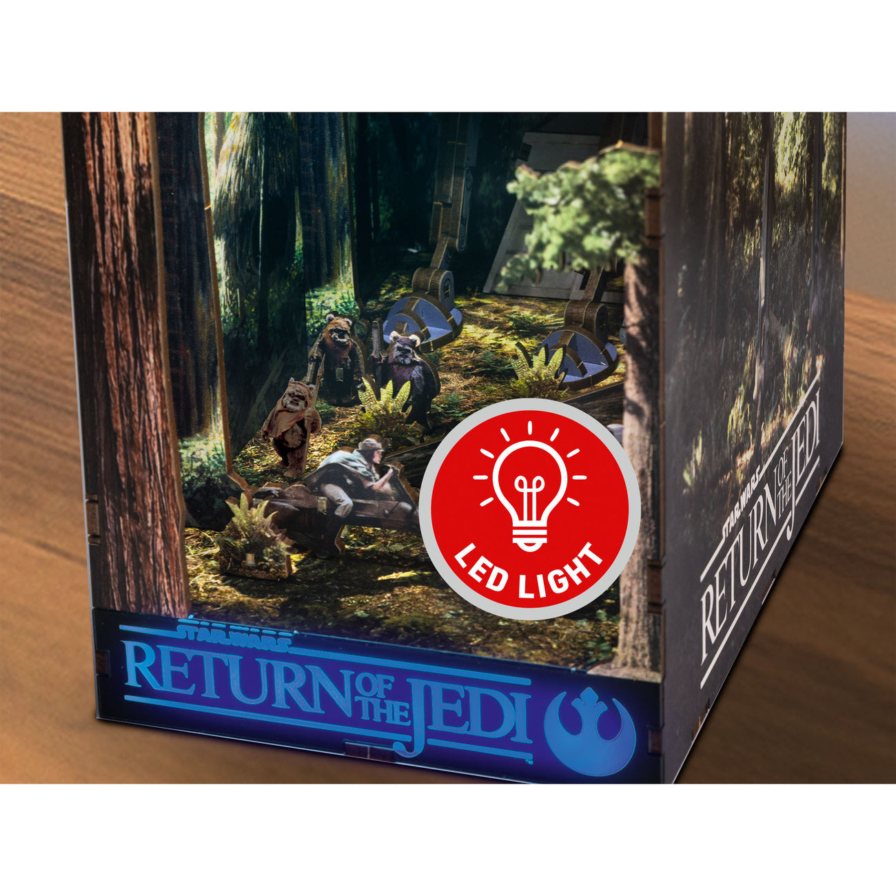 Produktbild Star Wars - Battle of Endor Nook Modell Bausatz Holz