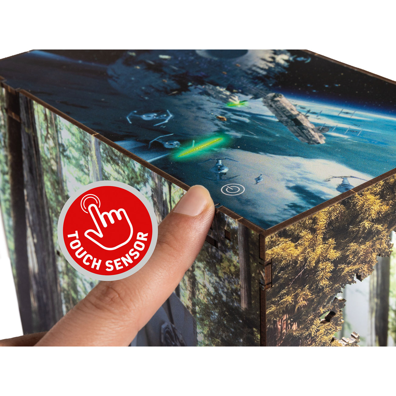 Produktbild Star Wars - Battle of Endor Nook Modell Bausatz Holz