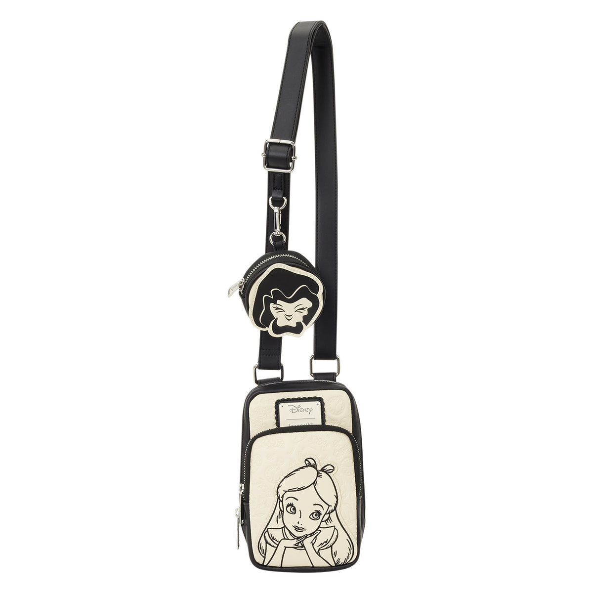 Produktbild Alice im Wunderland - Floral Crossbody Tasche mit Geldbörse