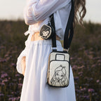 Produktbild Alice im Wunderland - Floral Crossbody Tasche mit Geldbörse