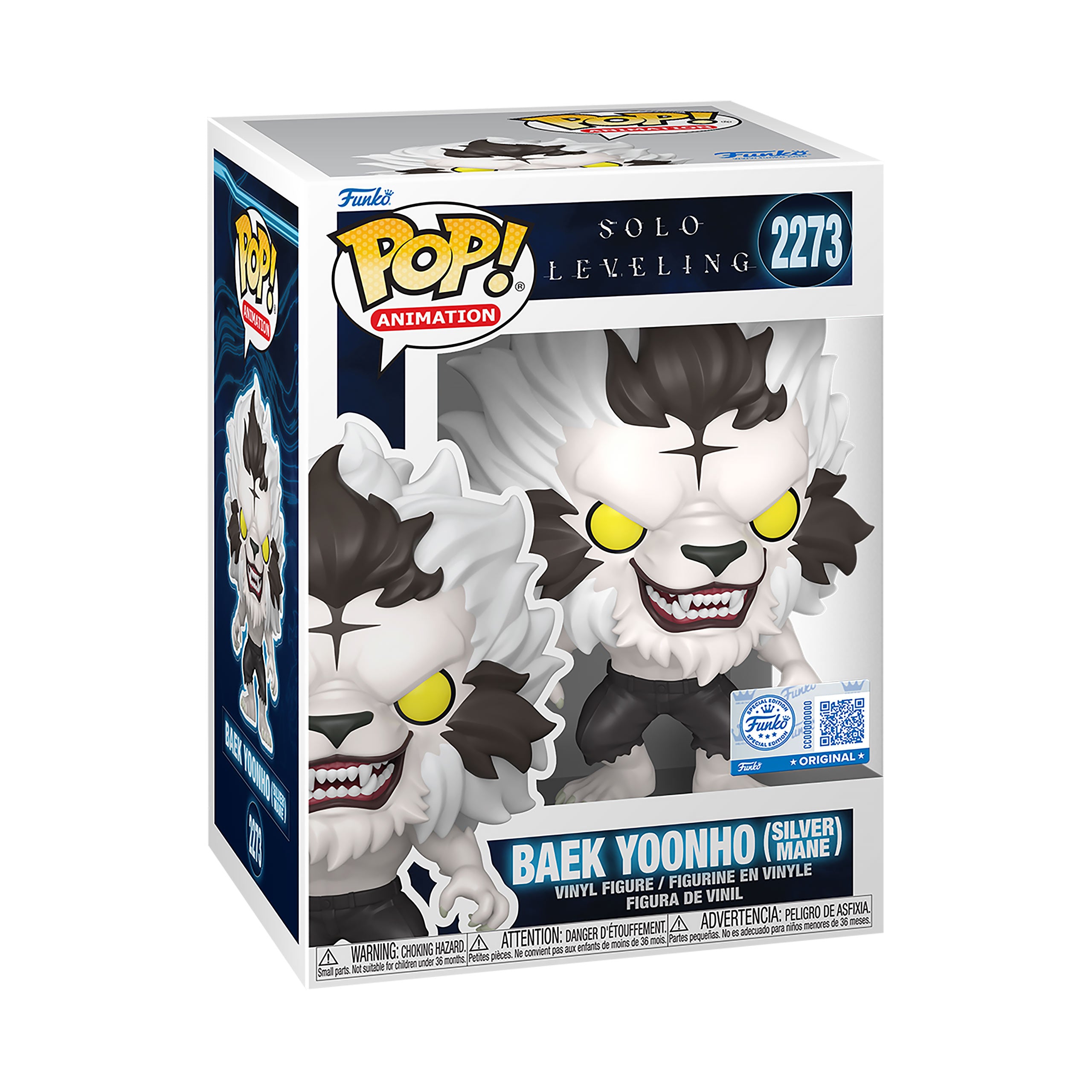 Produktbild Solo Leveling - Baek Yoonho (Silvermane) Funko Pop Figur