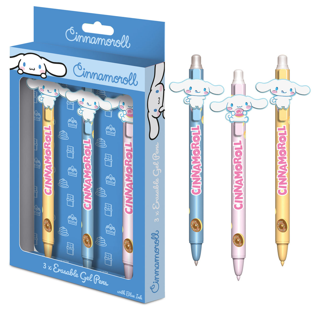 Produktbild Hello Kitty & Friends - Cinnamoroll Gelstifte 3er Set