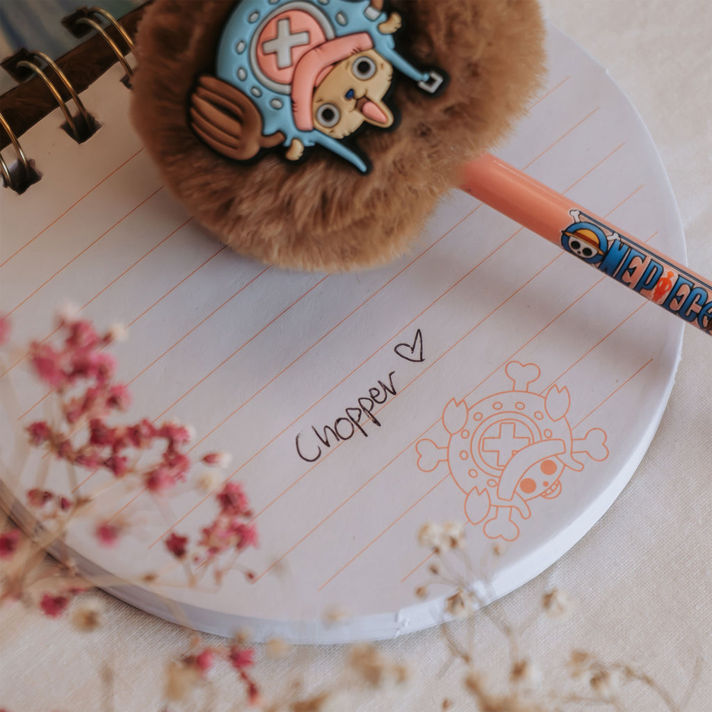 Produktbild One Piece - Chopper Kugelschreiber mit Pom Pom
