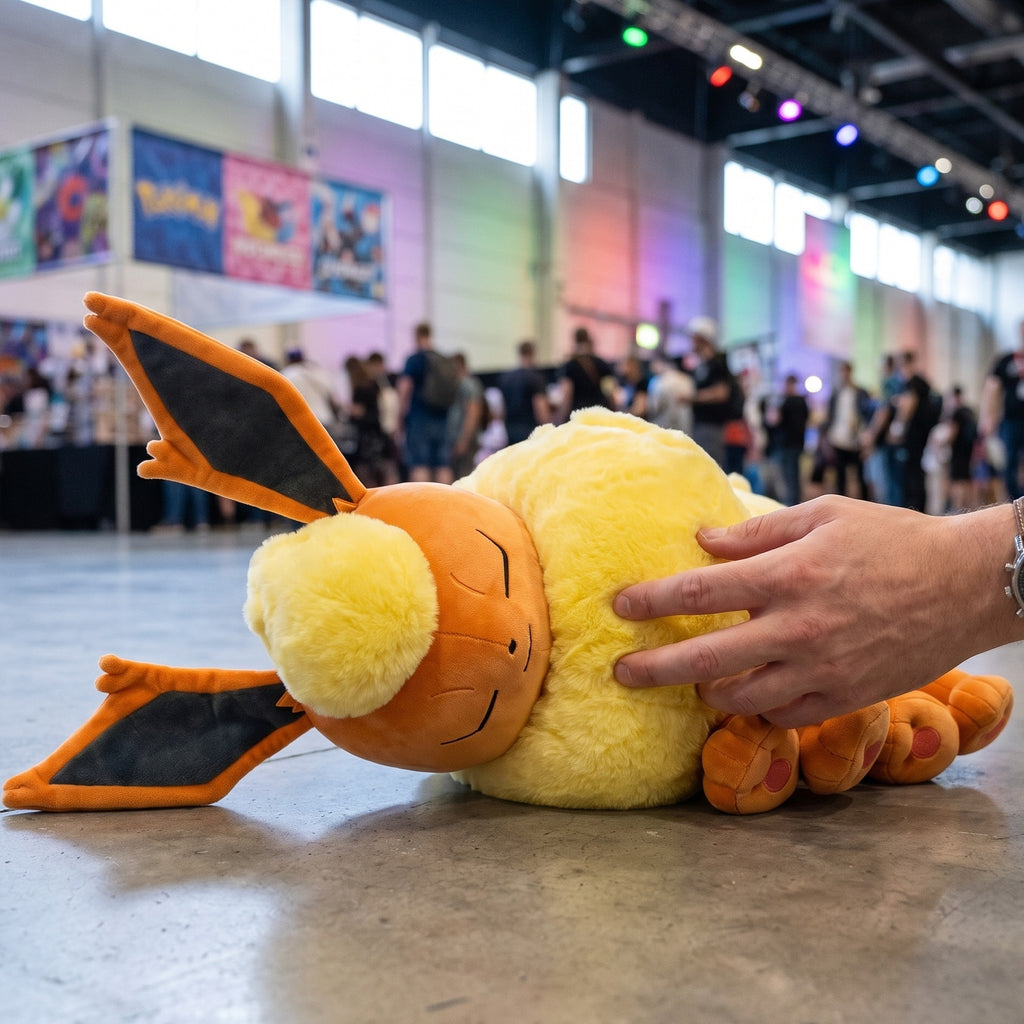 Pokemon - Flamara Plüsch Figur schlafend