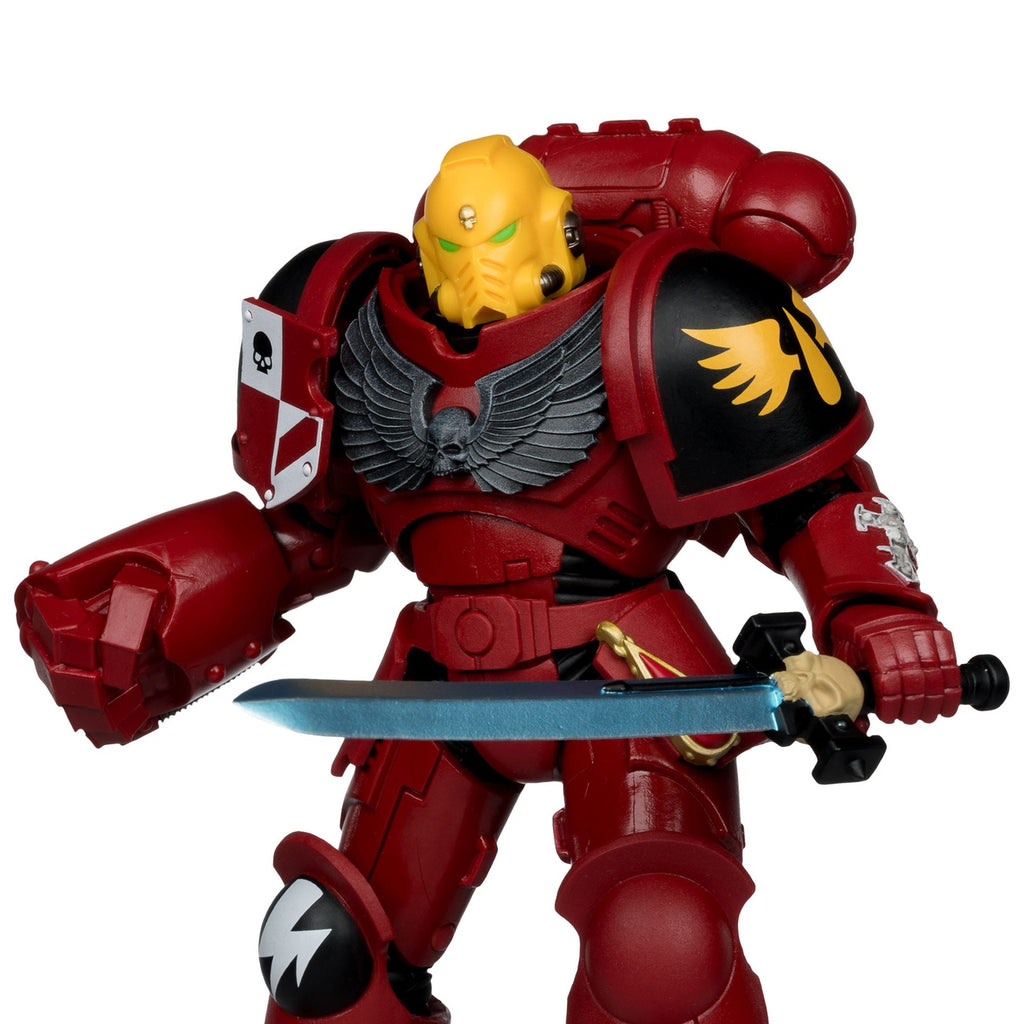 Produktbild Warhammer 40k - Assault Intercessor Sergeant (Blood Angel) Actionfigur 18cm