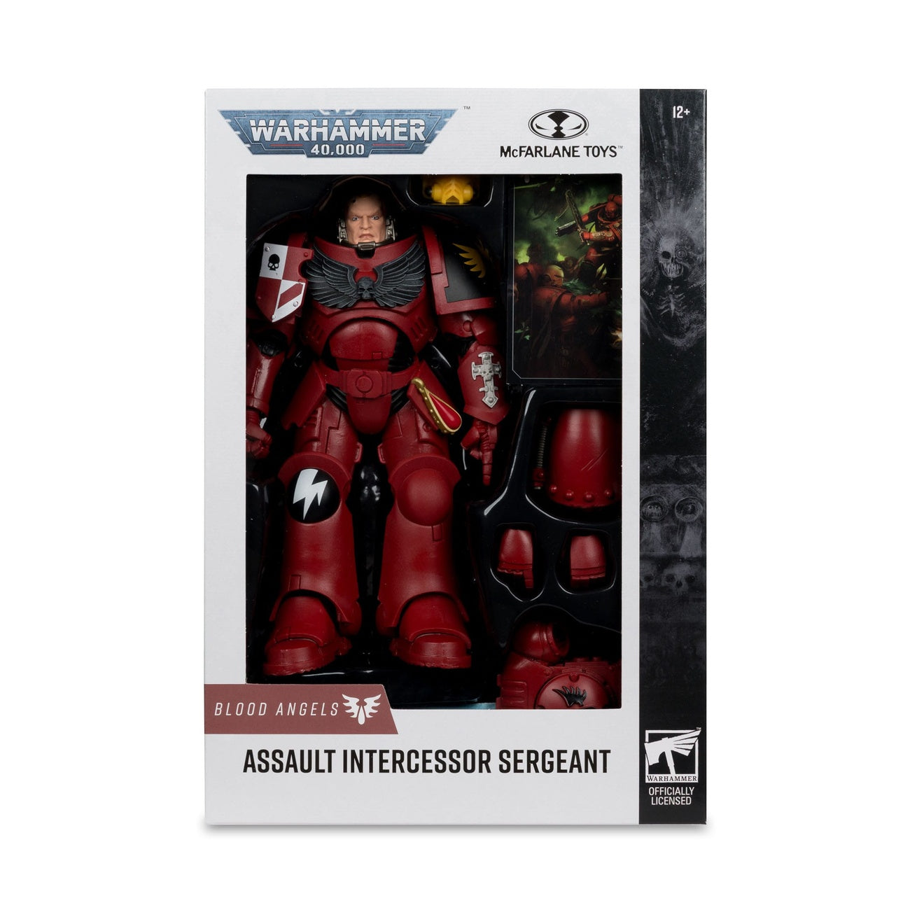 Produktbild Warhammer 40k - Assault Intercessor Sergeant (Blood Angel) Actionfigur 18cm