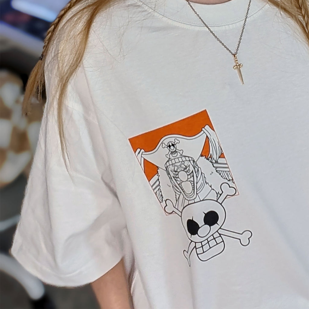 Produktbild One Piece - Buggy Oversize T-Shirt weiß