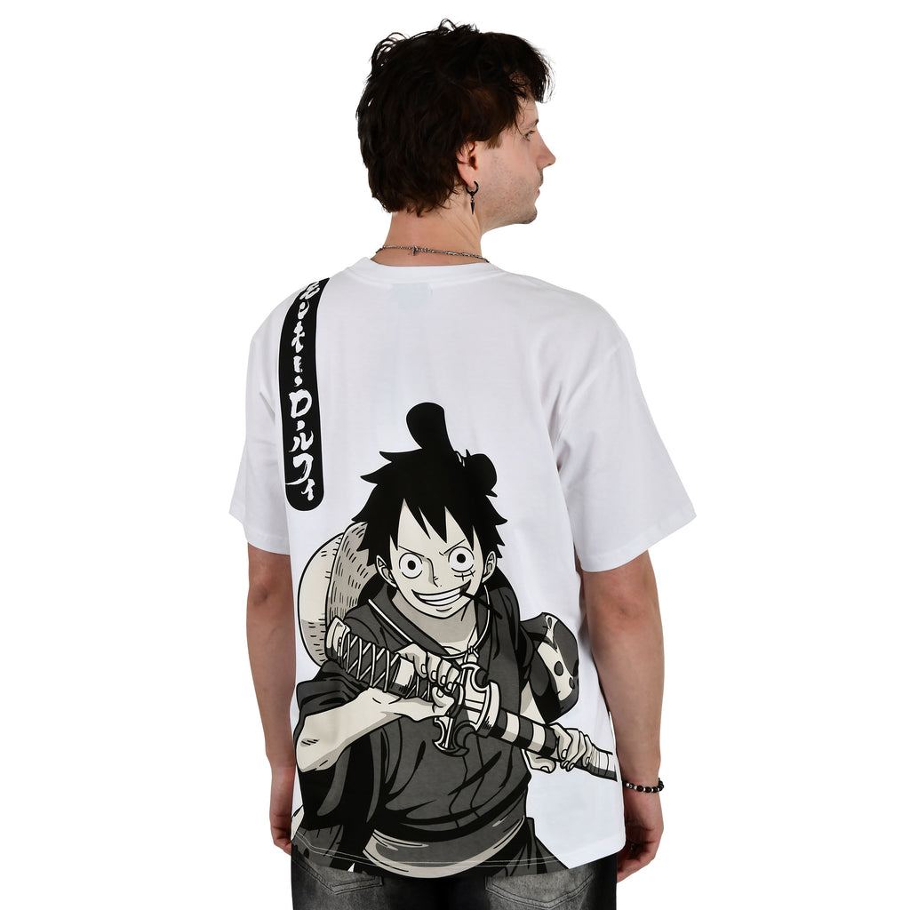 Produktbild One Piece - Luffy Oversize T-Shirt weiß