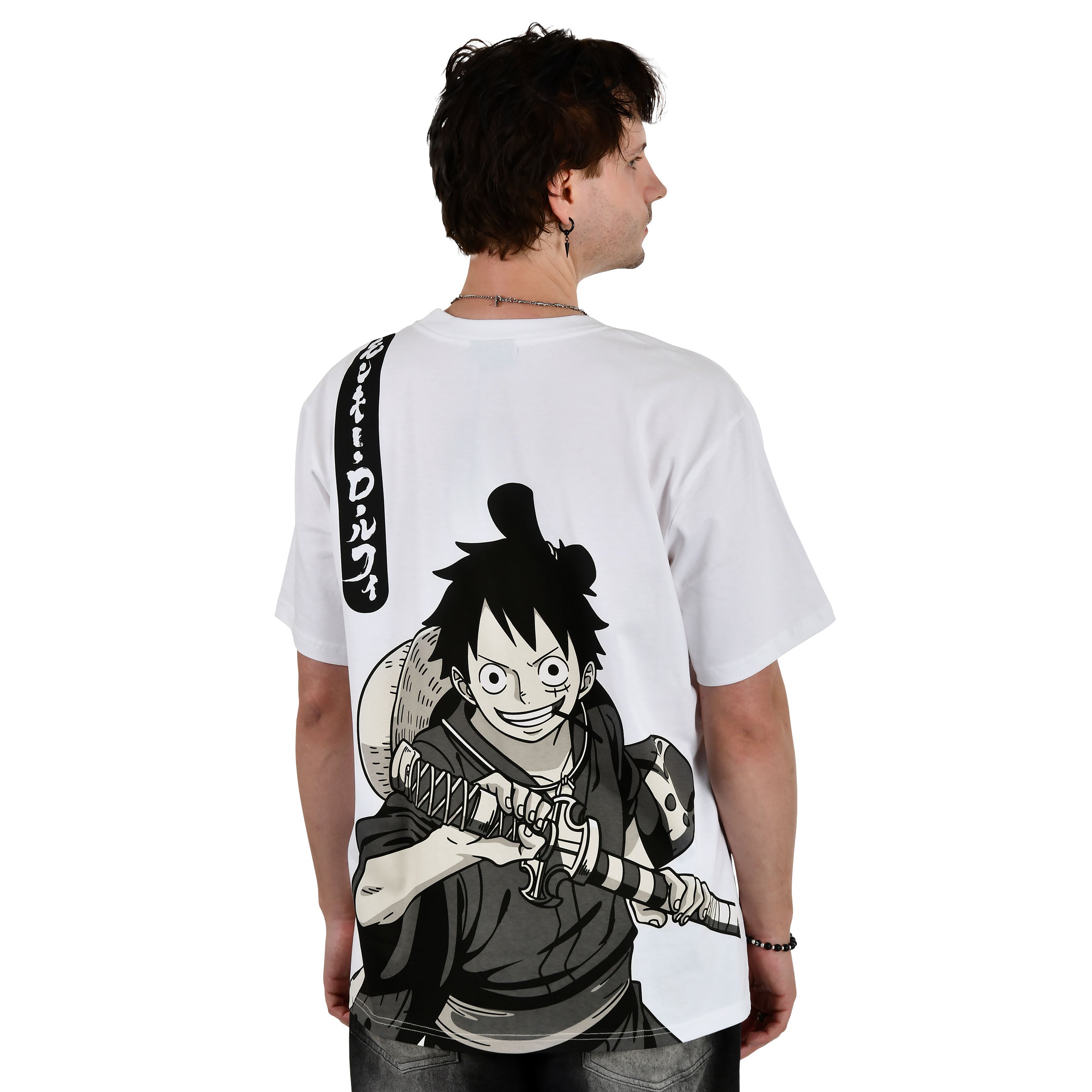 Produktbild One Piece - Luffy Oversize T-Shirt weiß