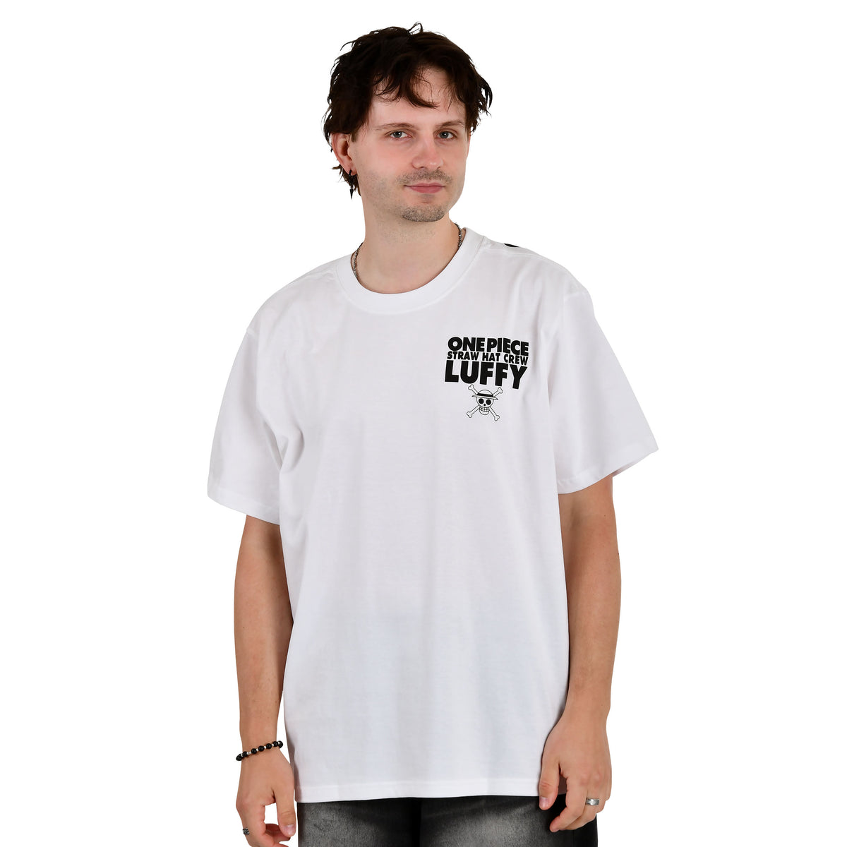 Produktbild One Piece - Luffy Oversize T-Shirt weiß