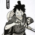 Produktbild One Piece - Luffy Oversize T-Shirt weiß