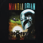 Produktbild Mando und Grogu Poster T-Shirt schwarz - Star Wars The Mandalorian