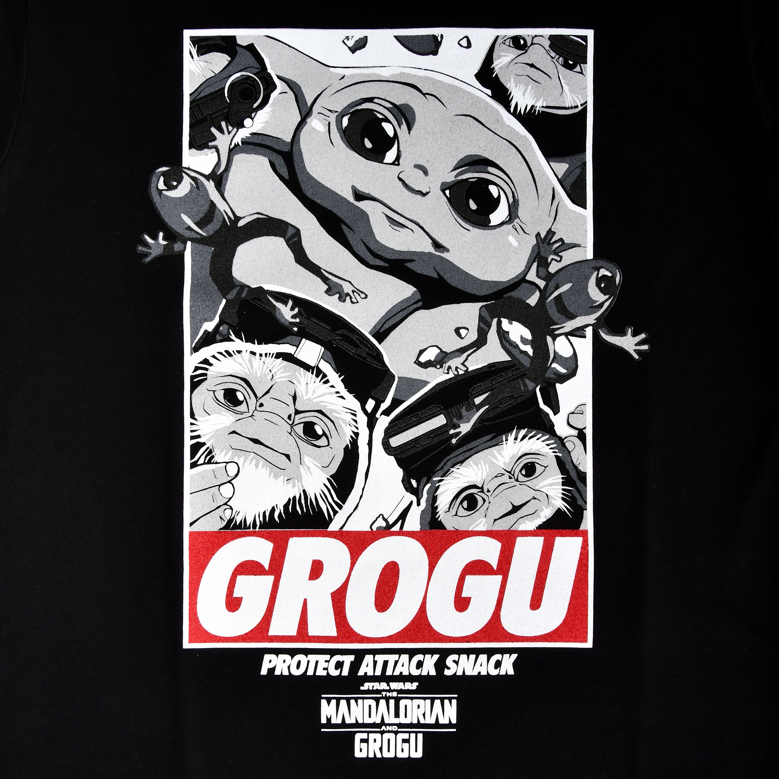 Produktbild Grogu Protect Attack Snack T-Shirt - Star Wars The Mandalorian
