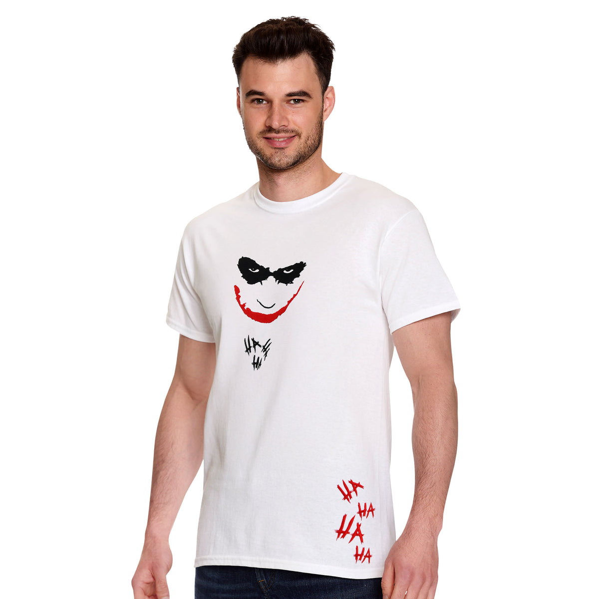 Produktbild Joker - Hahaha Premium Oversize T-Shirt weiß