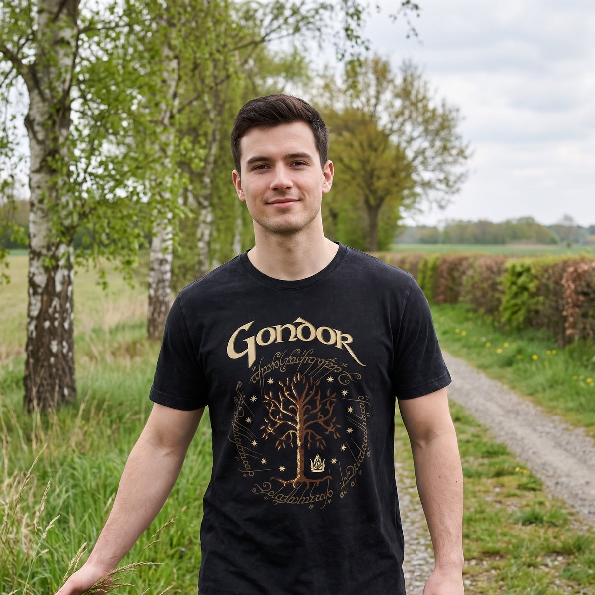 Produktbild Der Herr der Ringe - Gondor T-Shirt schwarz