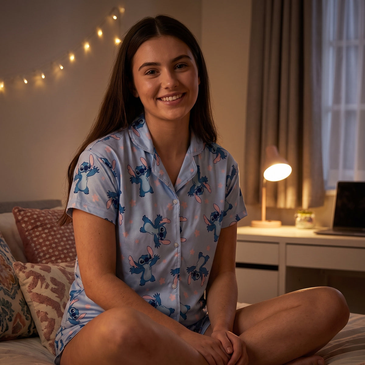 Produktbild Stitch Pyjama kurz Damen - Lilo & Stitch