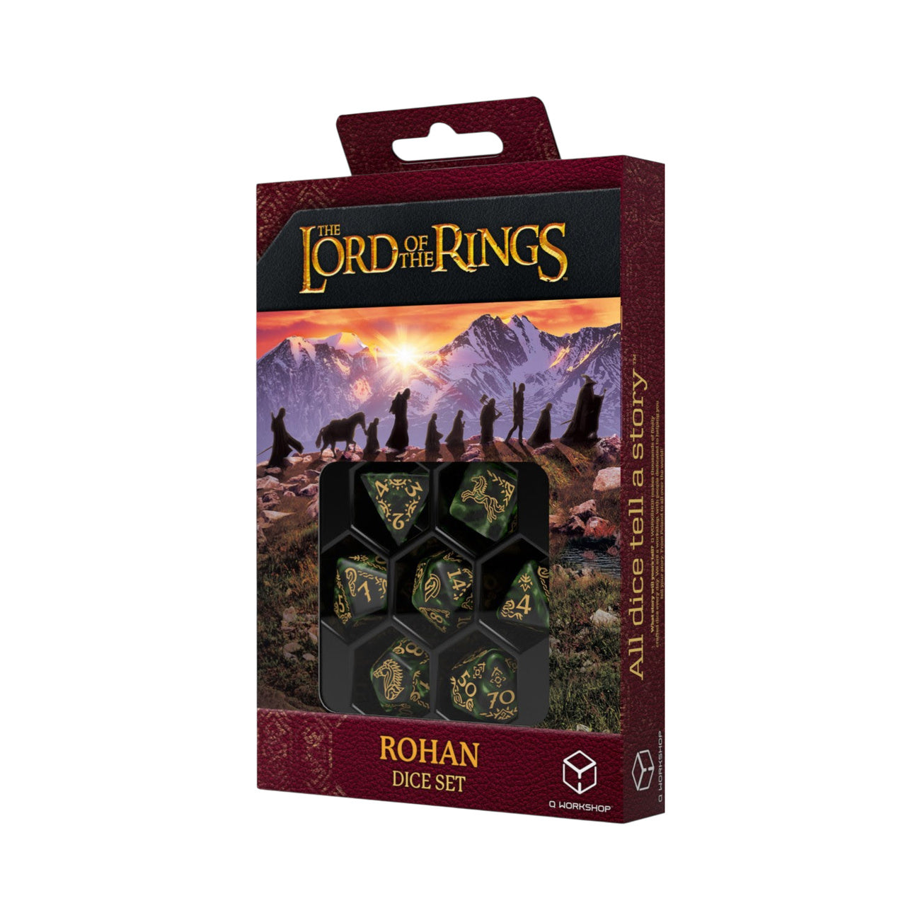 Produktbild Der Herr der Ringe - Rohan RPG Würfel Set 7tlg
