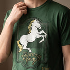 Produktbild Der Herr der Ringe - Zum Tänzelnden Pony Logo T-Shirt grün