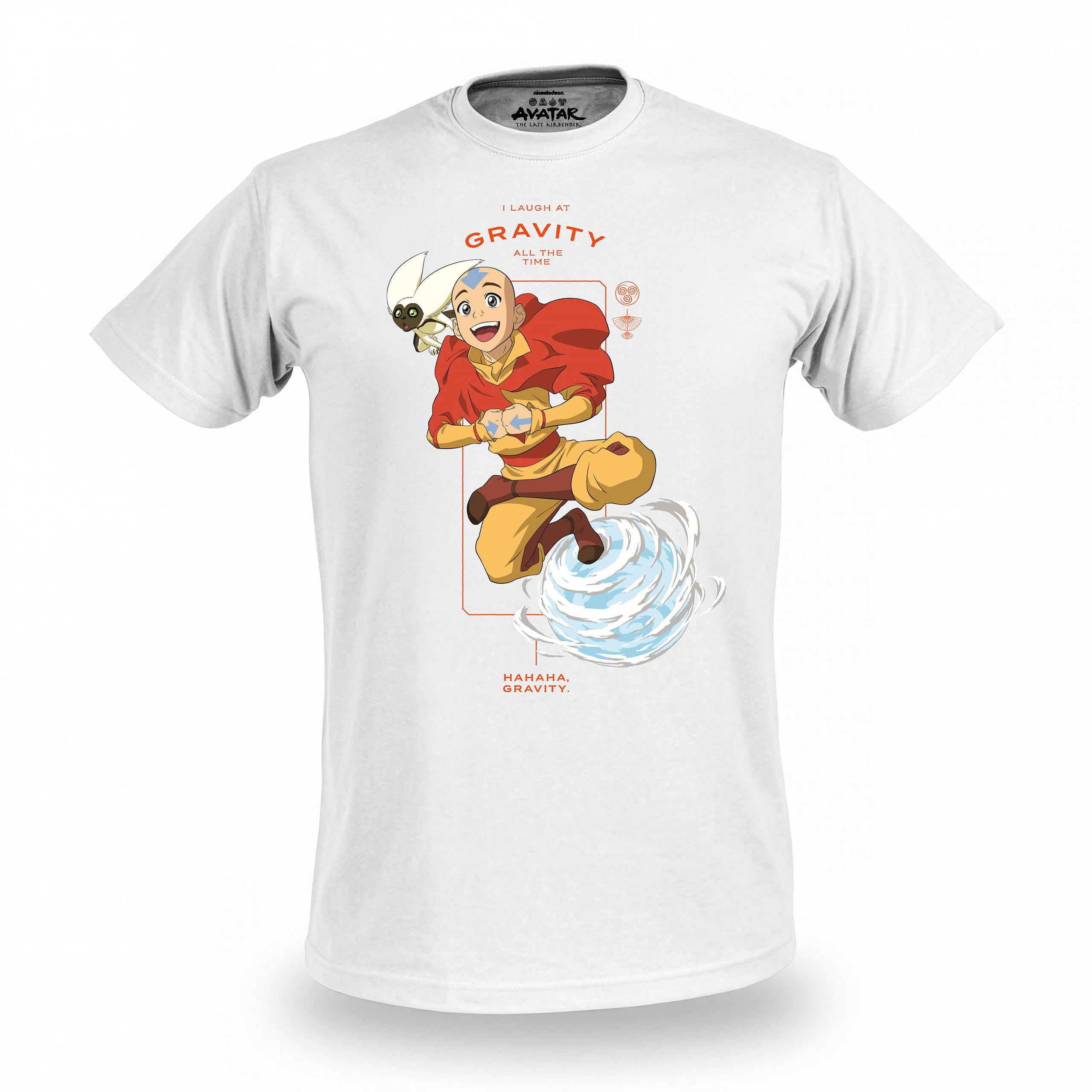 Product image Avatar – Aang Laugh at Gravity T-Shirt white