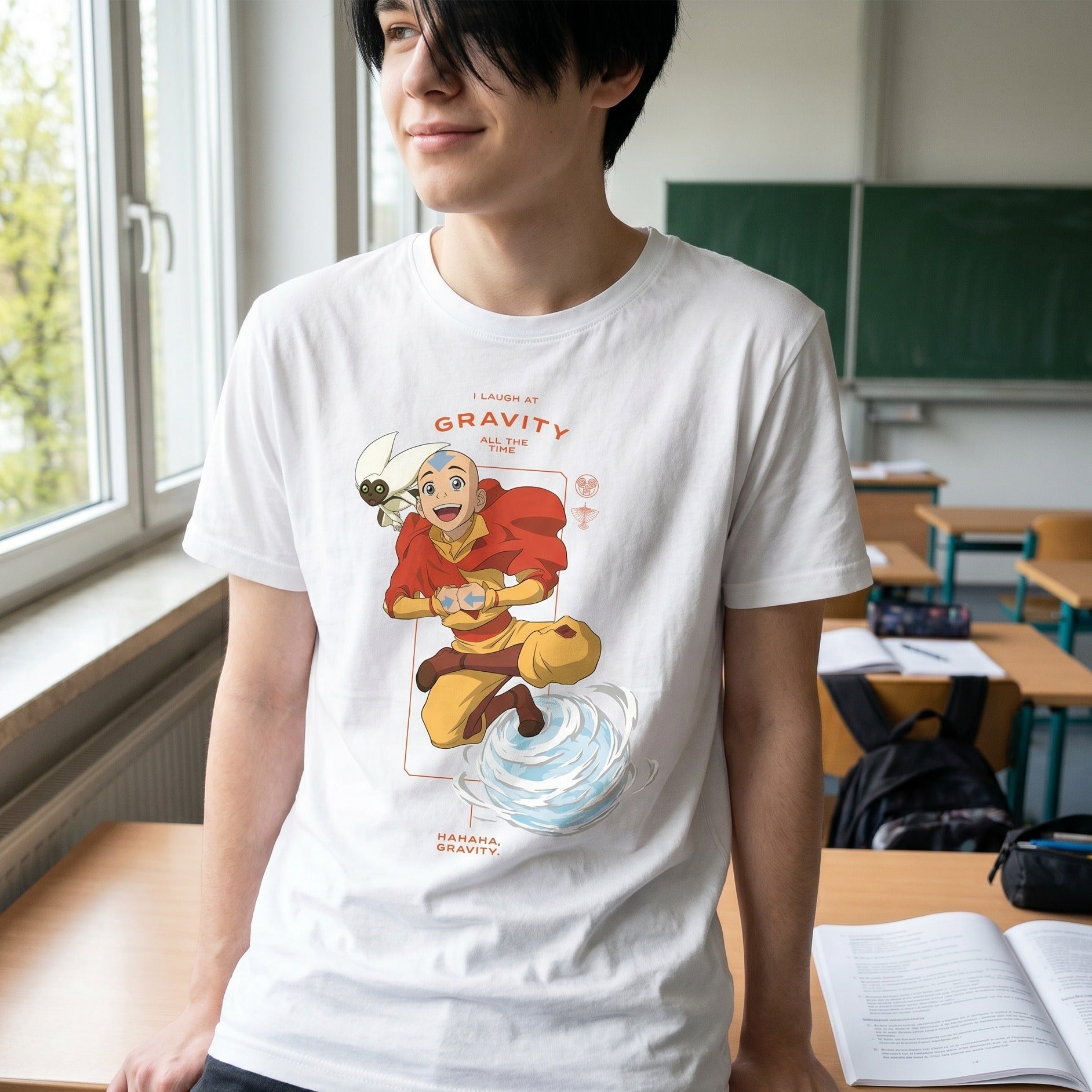 Produktbild Avatar - Aang Laugh at Gravity T-Shirt weiß
