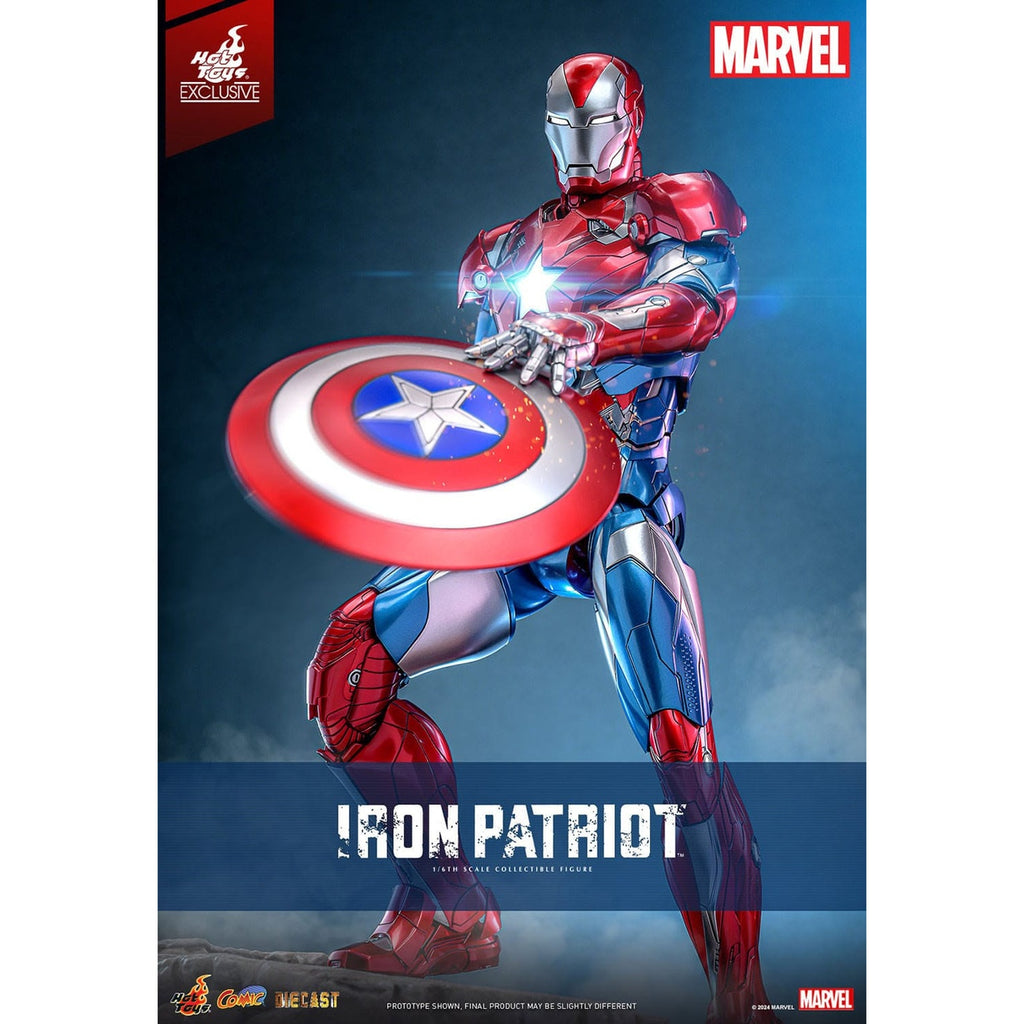 Produktbild Marvel - Iron Patriot Comic Diecast Masterpiece Actionfigur 1:6 Exclusive