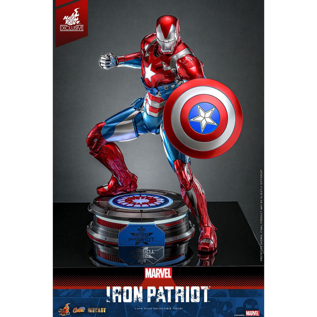 Produktbild Marvel - Iron Patriot Comic Diecast Masterpiece Actionfigur 1:6 Exclusive