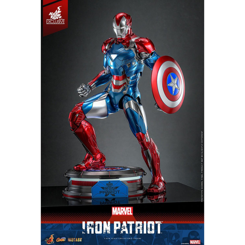 Produktbild Marvel - Iron Patriot Comic Diecast Masterpiece Actionfigur 1:6 Exclusive