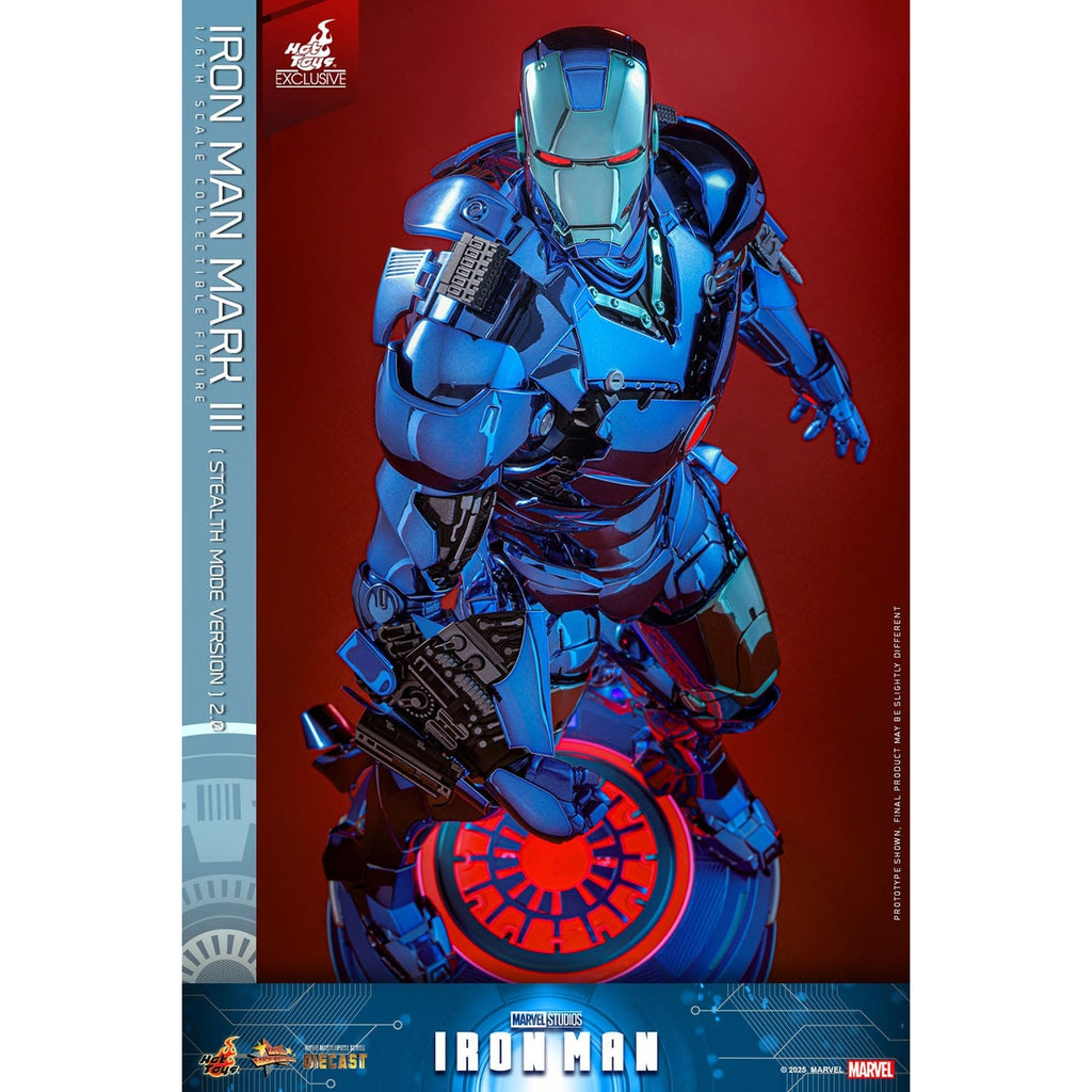 Produktbild Iron Man - Iron Man Mark III Masterpiece Actionfigur 1:6 Stealth Mode Version Exklusiv