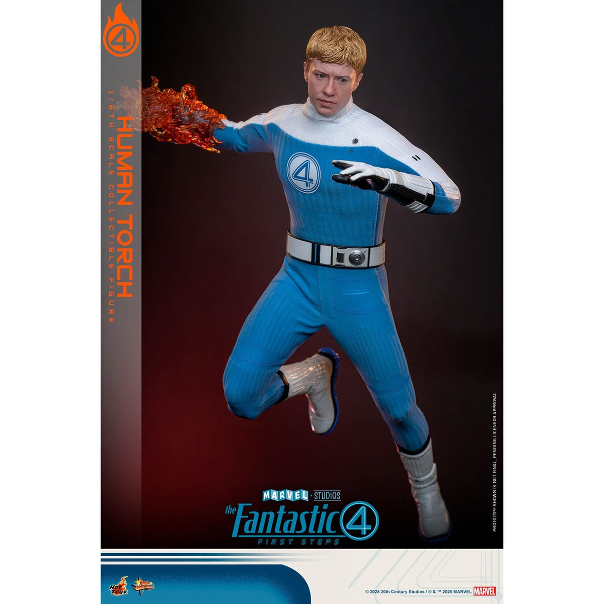 Produktbild The Fantastic Four: First Steps - Human Torch Masterpiece Actionfigur 1:6