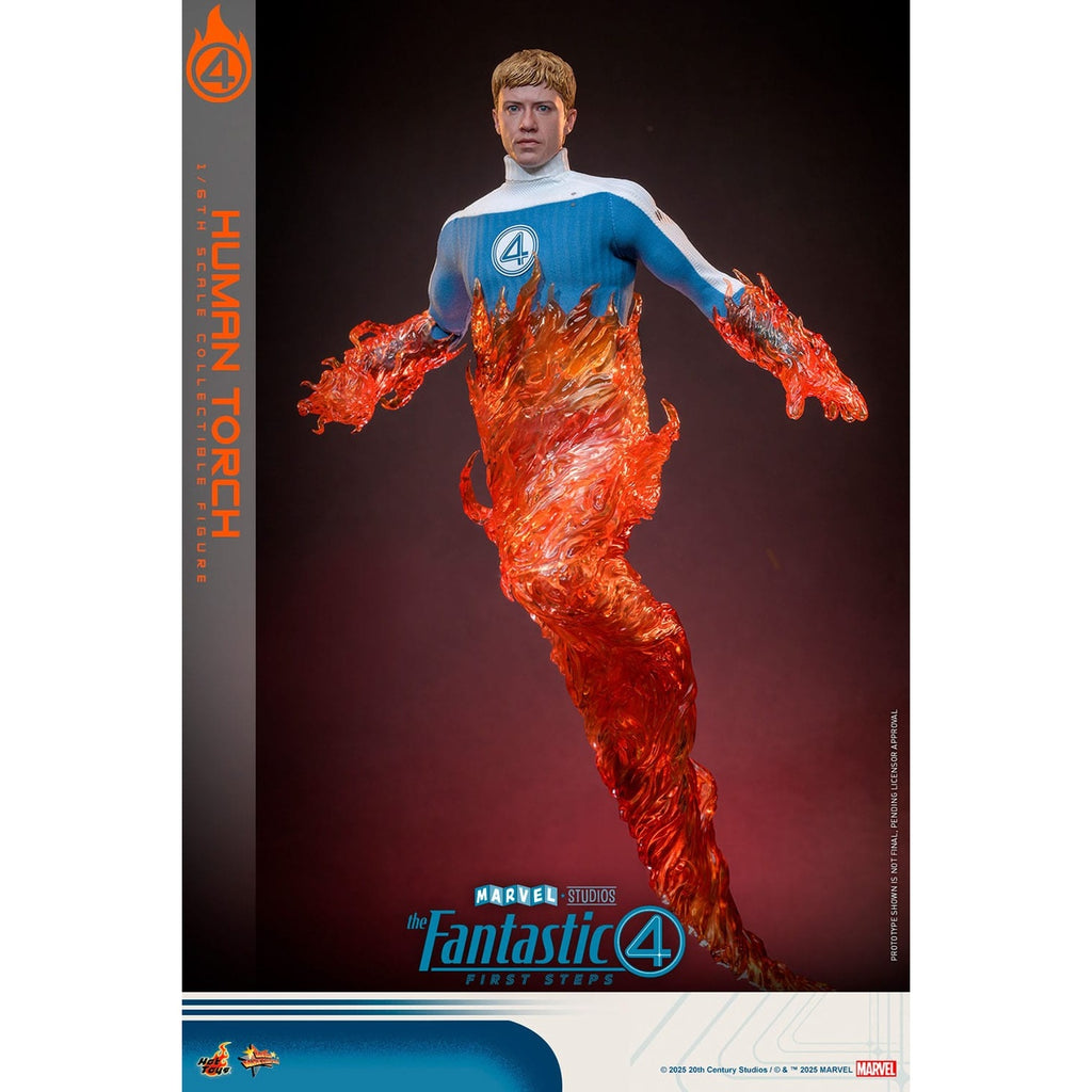 Produktbild The Fantastic Four: First Steps - Human Torch Masterpiece Actionfigur 1:6