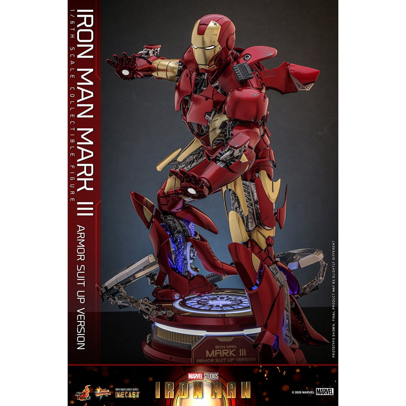 Produktbild Iron Man Mark III (Armor Suit Up Version) Masterpiece Actionfigur 1:6 - Iron Man