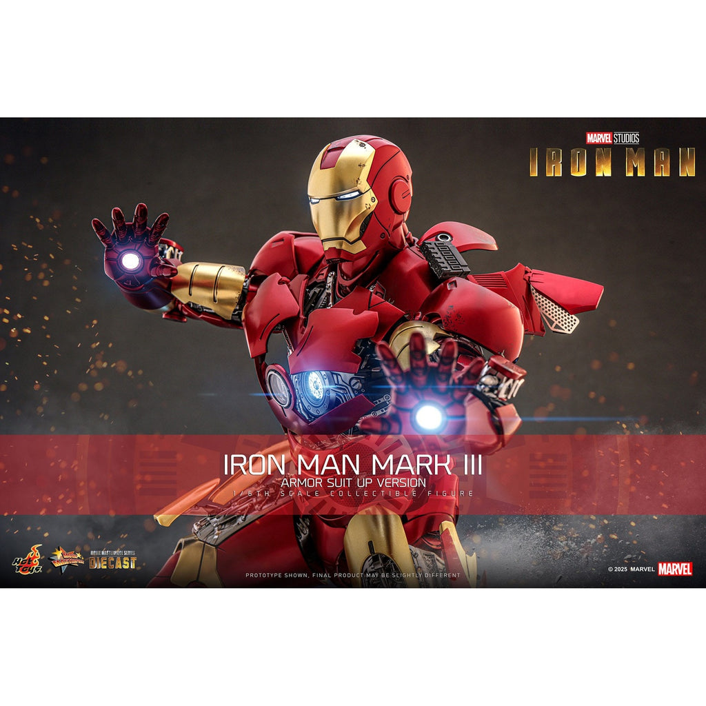 Produktbild Iron Man Mark III (Armor Suit Up Version) Masterpiece Actionfigur 1:6 - Iron Man