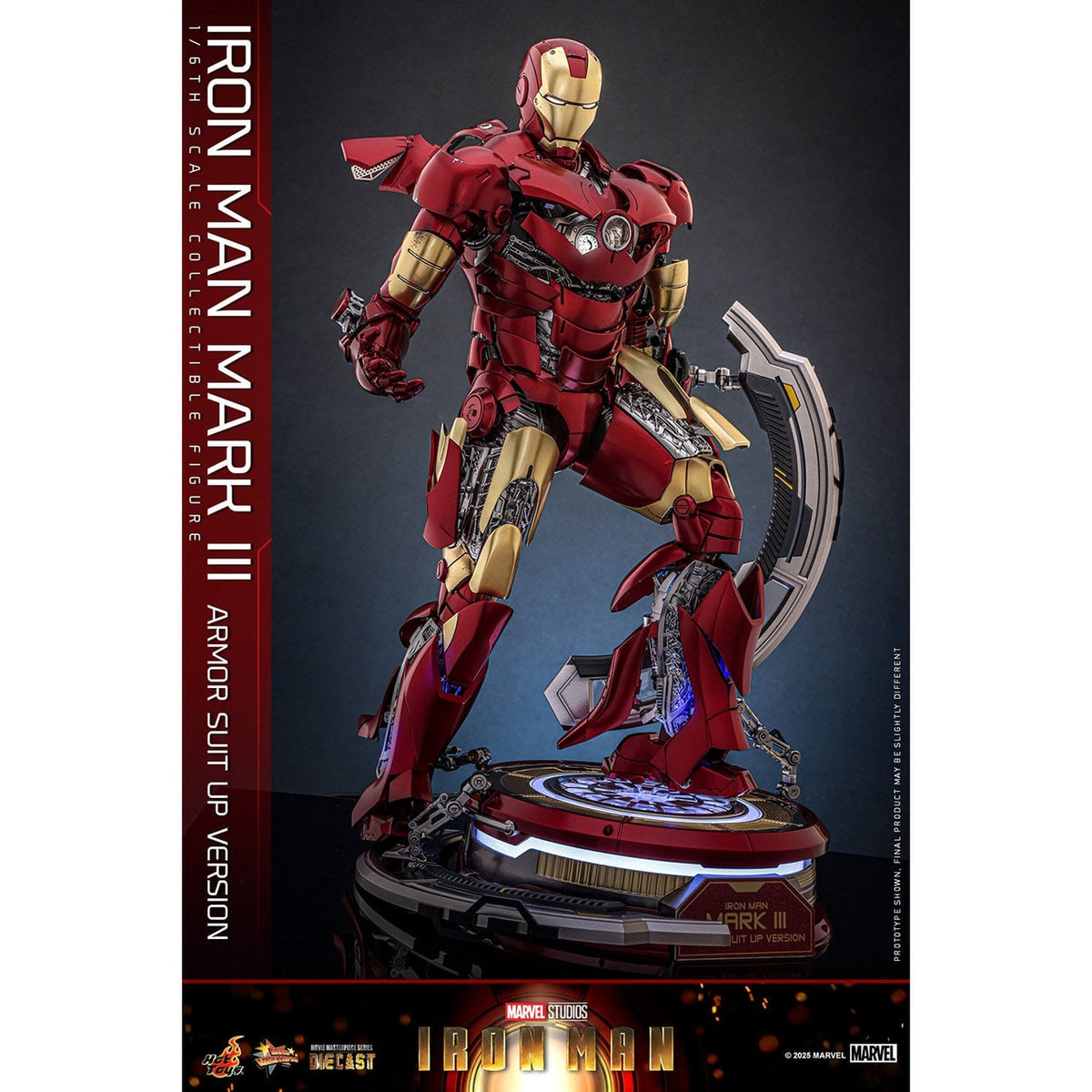 Produktbild Iron Man Mark III (Armor Suit Up Version) Masterpiece Actionfigur 1:6 - Iron Man