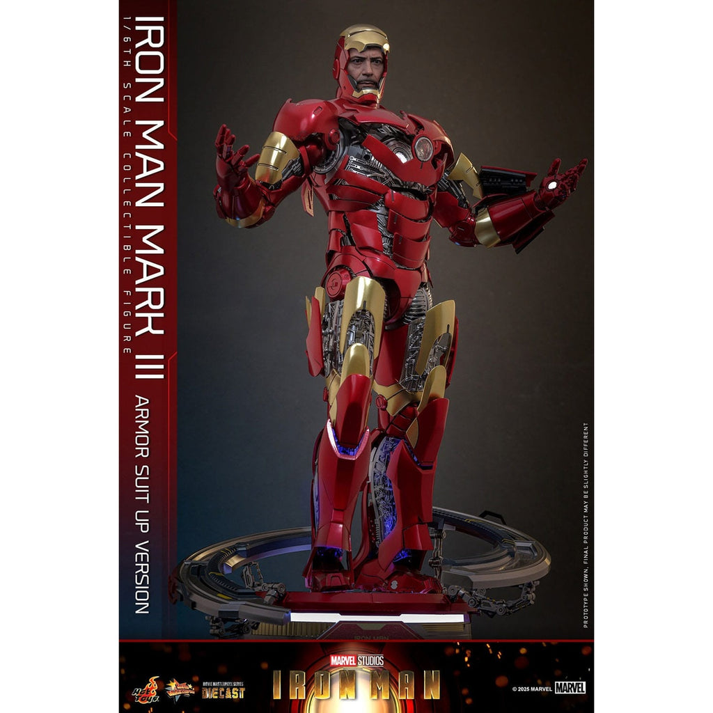 Produktbild Iron Man Mark III (Armor Suit Up Version) Masterpiece Actionfigur 1:6 - Iron Man