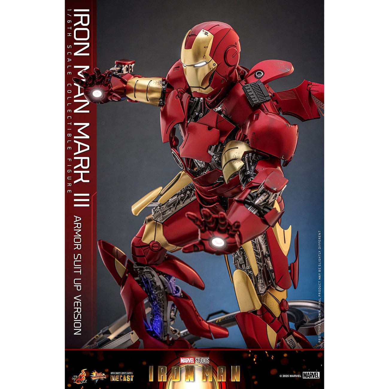 Produktbild Iron Man Mark III (Armor Suit Up Version) Masterpiece Actionfigur 1:6 - Iron Man